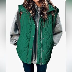 Emerald Quilted Women's Vest